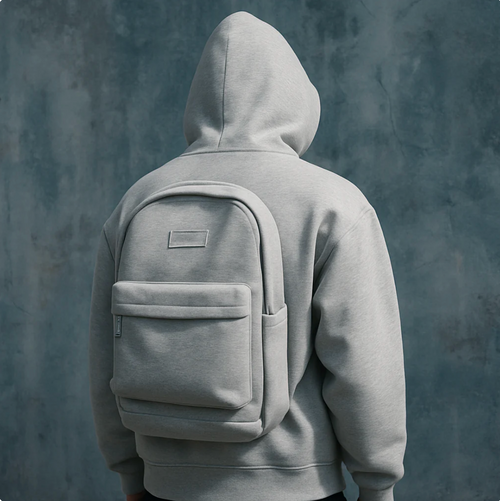 Travel-Hoodie - Der erste Hoodie mit Rucksack - Unisex