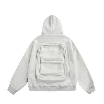 Travel-Hoodie - Der erste Hoodie mit Rucksack - Unisex
