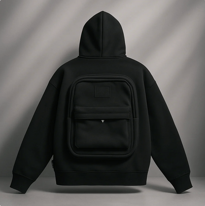 Travel-Hoodie - Der erste Hoodie mit Rucksack - Unisex